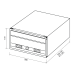CAIXA DE CORREIO 4700 1F 170X280X355
